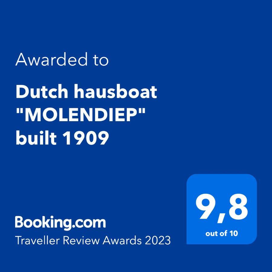 Dutch Hausboat "Molendiep" Built 1909 Mosty المظهر الخارجي الصورة